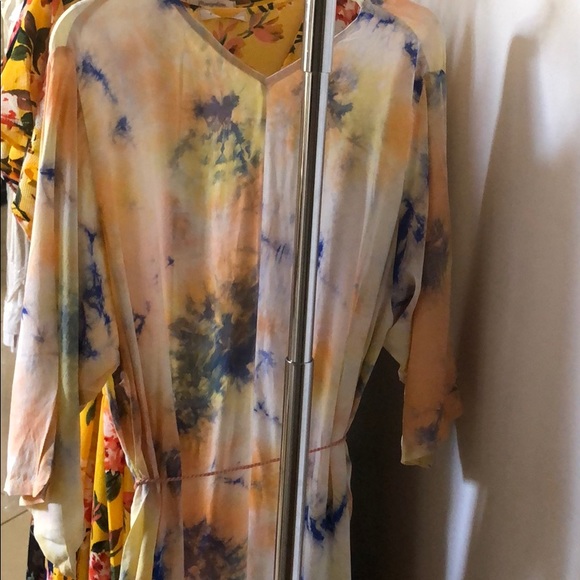 #60 LAST 1! TIE DYE DUSTER CARDIGAN - Picture 6 of 11